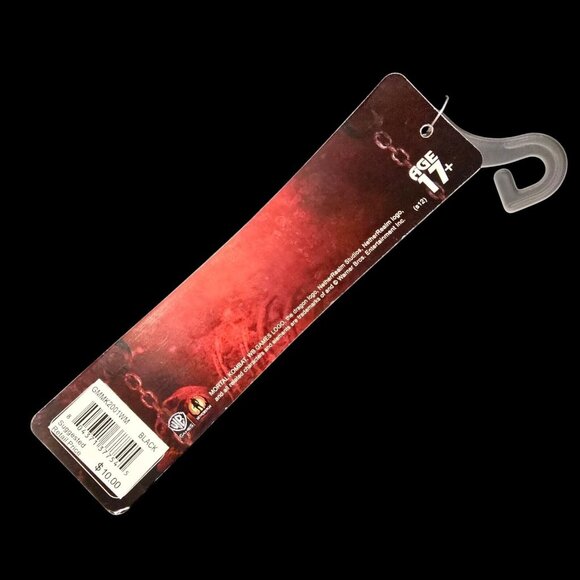 Vtg Mortal Kombat Warner Brothers Black Snapback Hat Adjustable Logo Dragon NWT - Picture 8 of 12